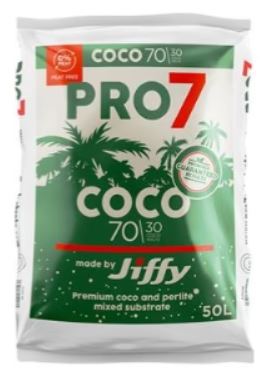 Jiffy PRO7 COCO 70/30  Coco Perlite mix 50L bag