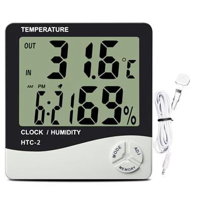 Digital Series Indoor/Outdoor Min Max Hygrometer (With Probe)